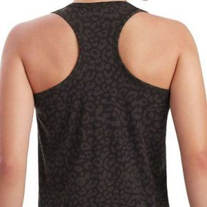 Black Leopard Racerback Zen Top - Size Large